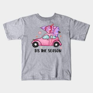 Cute and Pink Christmas Kids T-Shirt